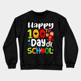 100 Days of School Teacher Student Crewneck Sweatshirt